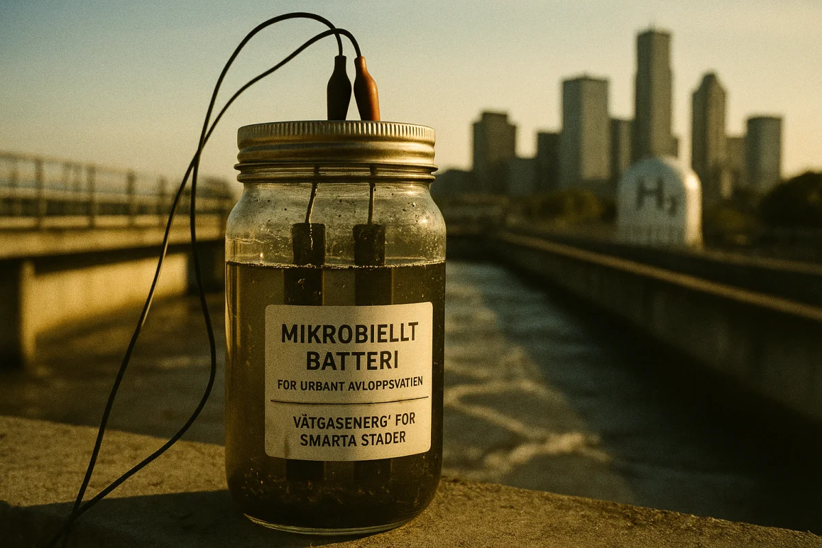 Mikrobiella batterier — så driver vätgas kraften till framtidens städer