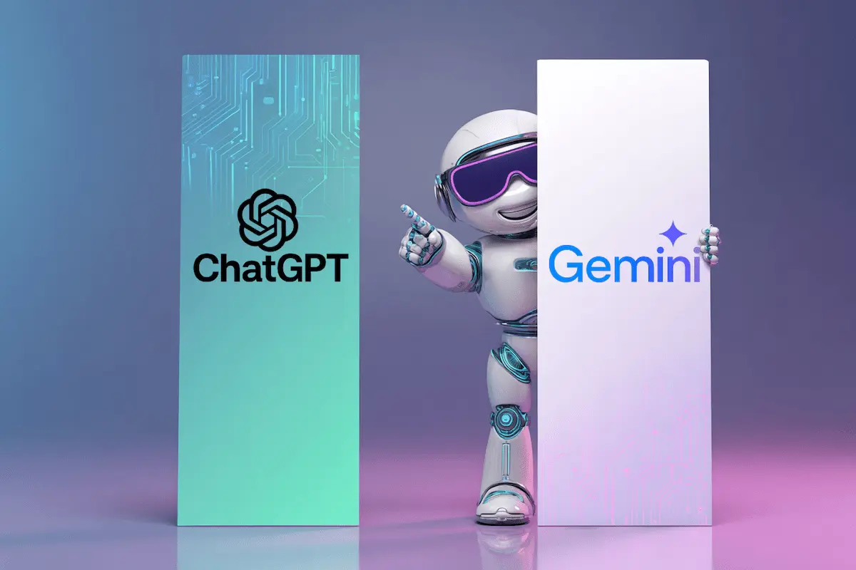 Gemini mot ChatGPT: Jättarnas kamp om AI-tronen 2025