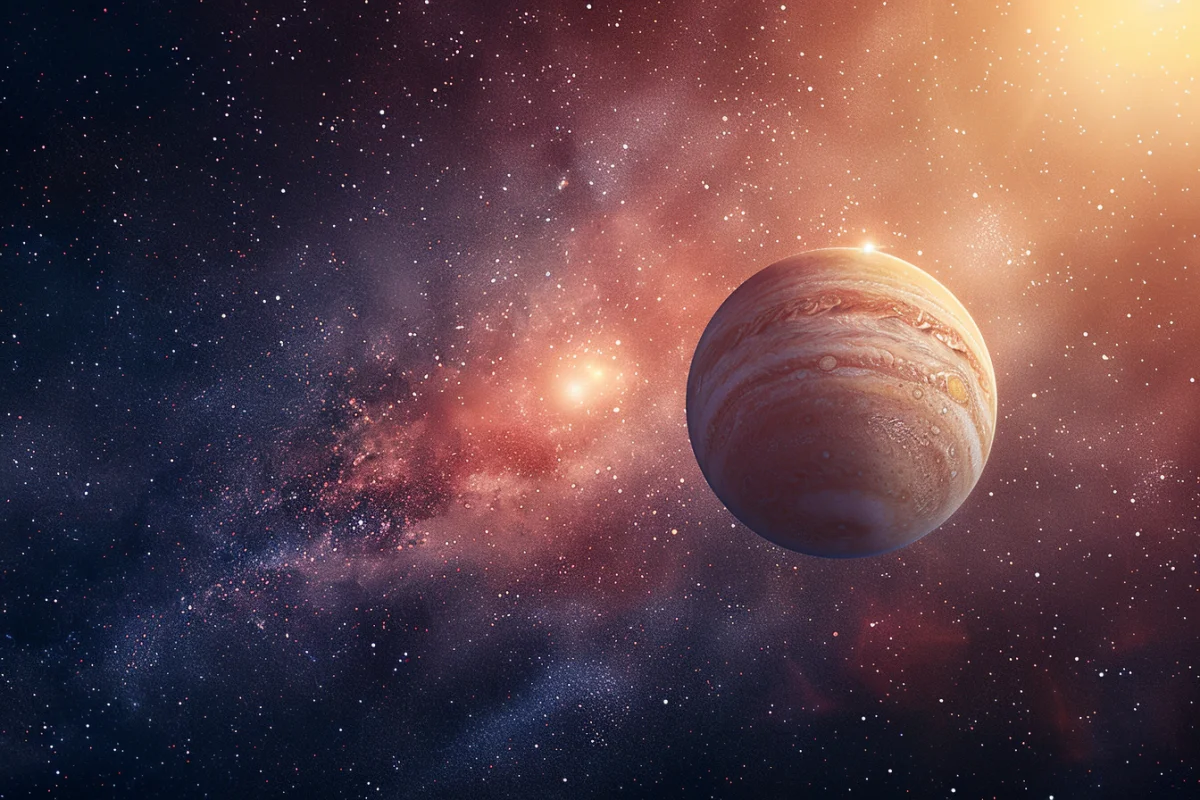 En sjelden Jupiter-masseplanet i galaksens rand — gravitasjonell mikrolinses store kraft