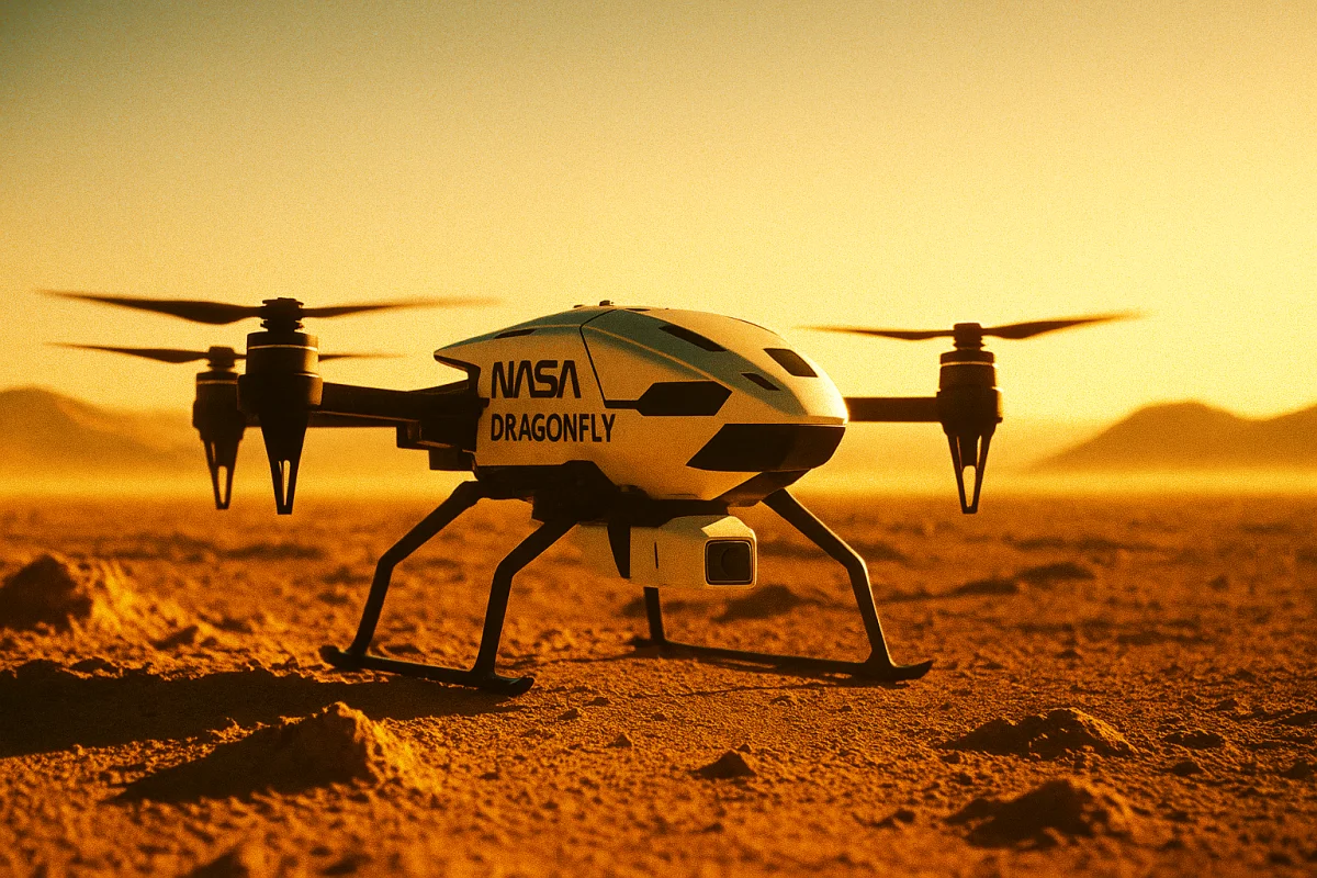 NASA’s Dragonfly Mission to Titan — Mini-Drones Over an Alien Ocean
