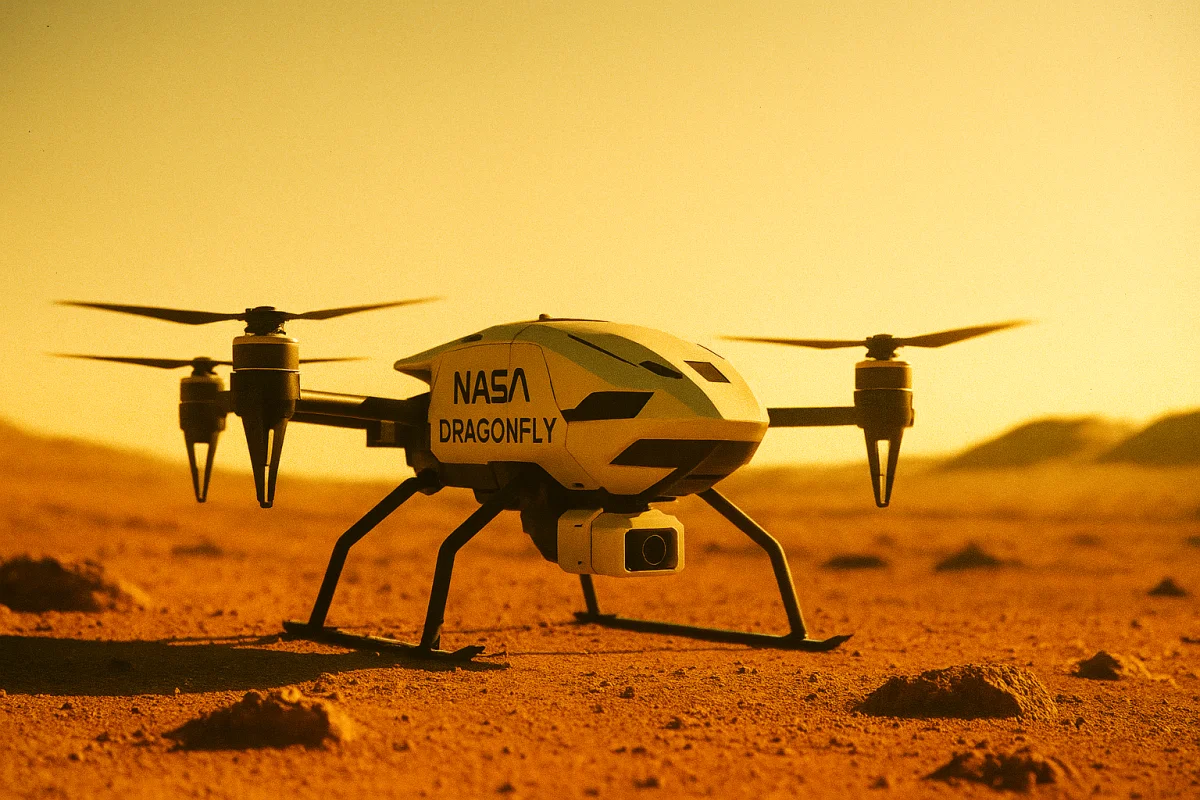 NASAs Dragonfly-Mission zum Titan – Mini-Drohnen über einem fremden Ozean