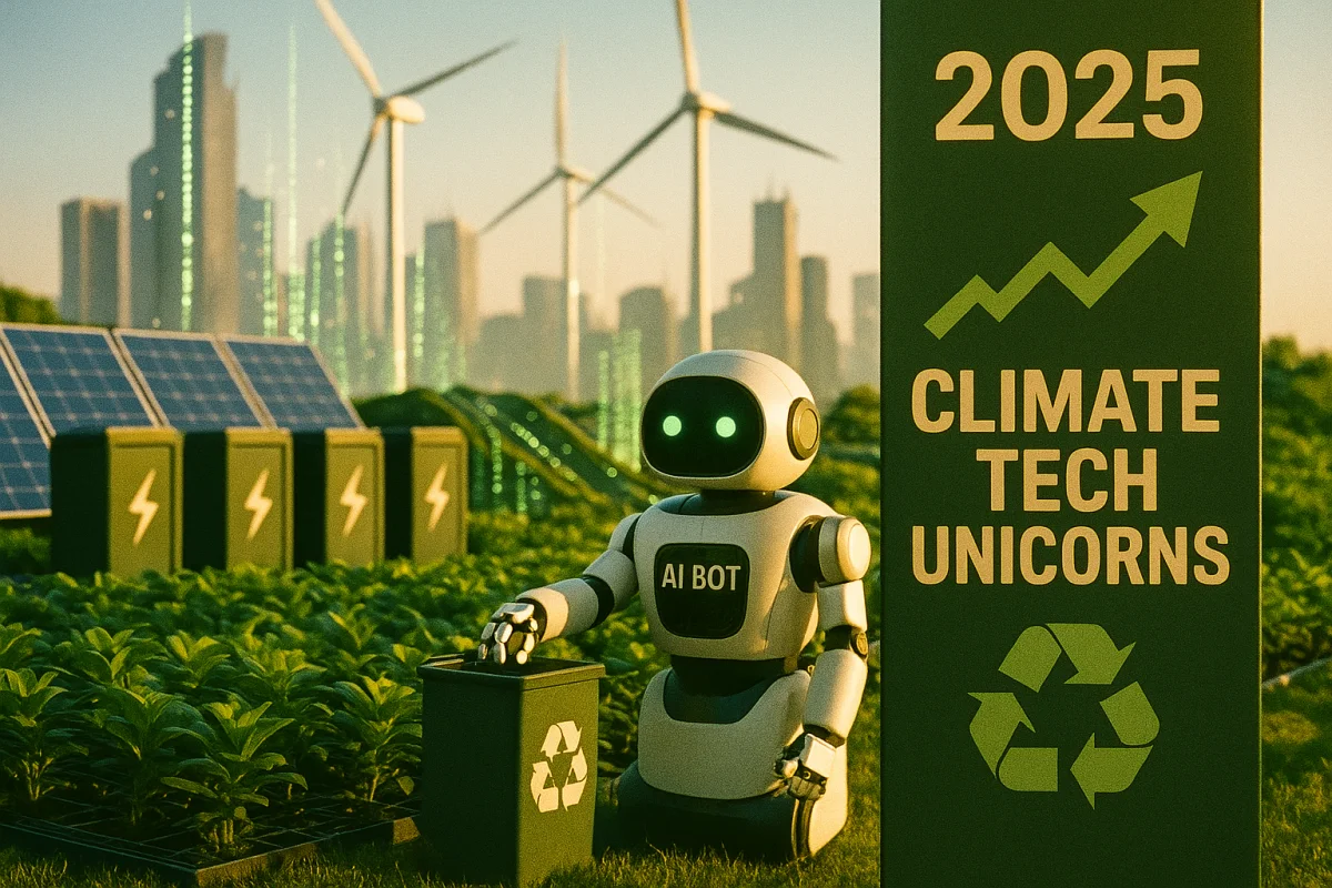 Unicornios ClimateTech — ¿Quién lidera la ola de inversiones verdes en 2025?