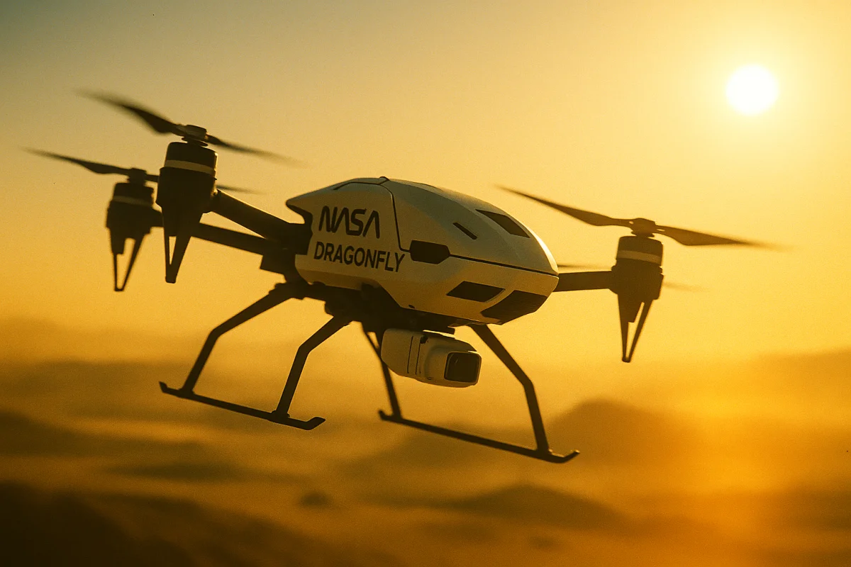 Dragonfly di NASA: il drone che esplora gli oceani alieni di Titano