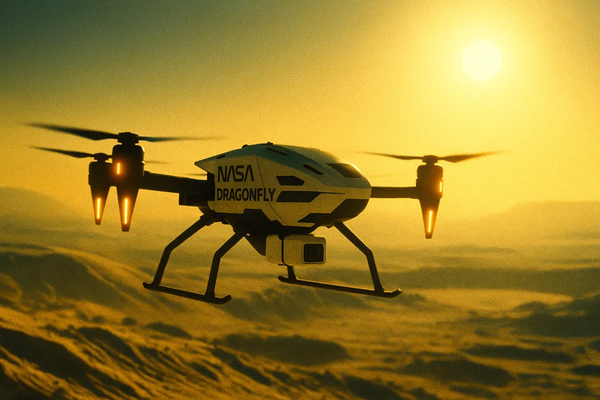 La misión Dragonfly de la NASA a Titán — Minidrones sobre un océano extraterrestre
