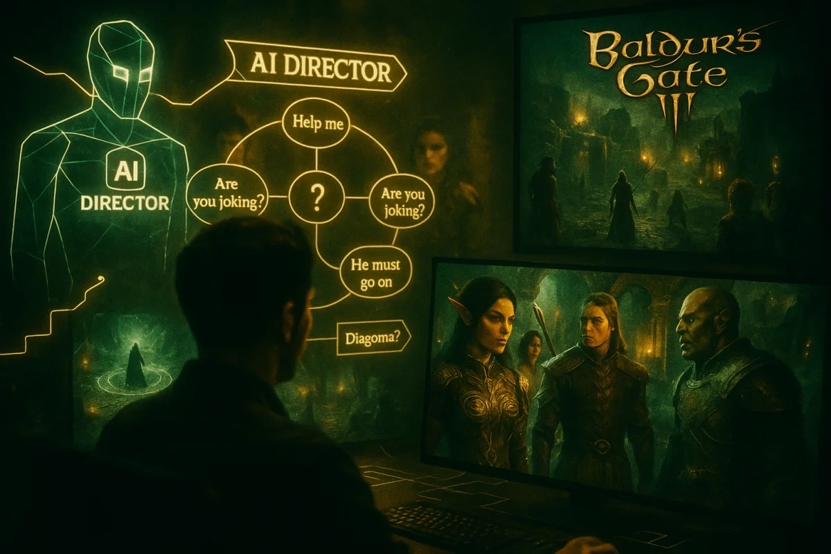 Révolution dans le jeu vidéo : l’IA scénariste de Baldur’s Gate 3 bouleverse la narration interactive