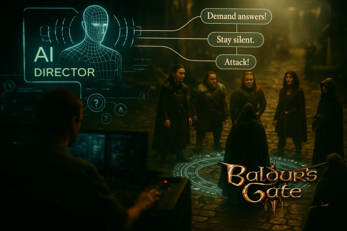 Diretores de IA nos Jogos — Como Baldur’s Gate 3 Redefine Narrativas Automatizadas