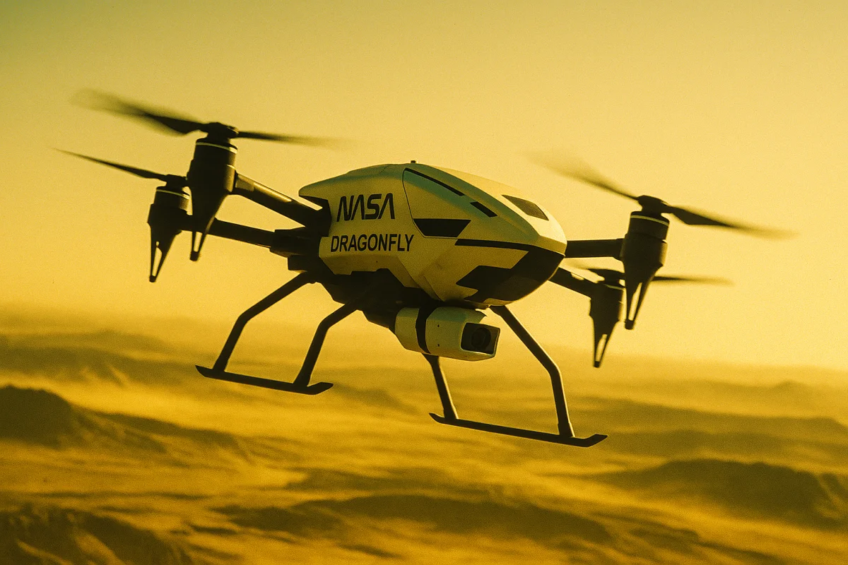 Missão Dragonfly da NASA em Titã — Drones Exploram Oceanos Alienígenas