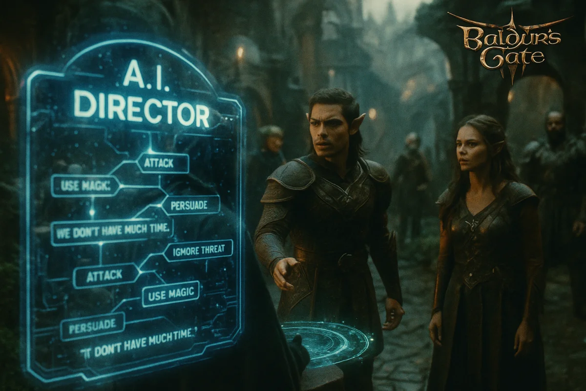 AI Directors nei Videogiochi — Come Baldur’s Gate 3 Ridefinisce le Narrazioni Automatiche