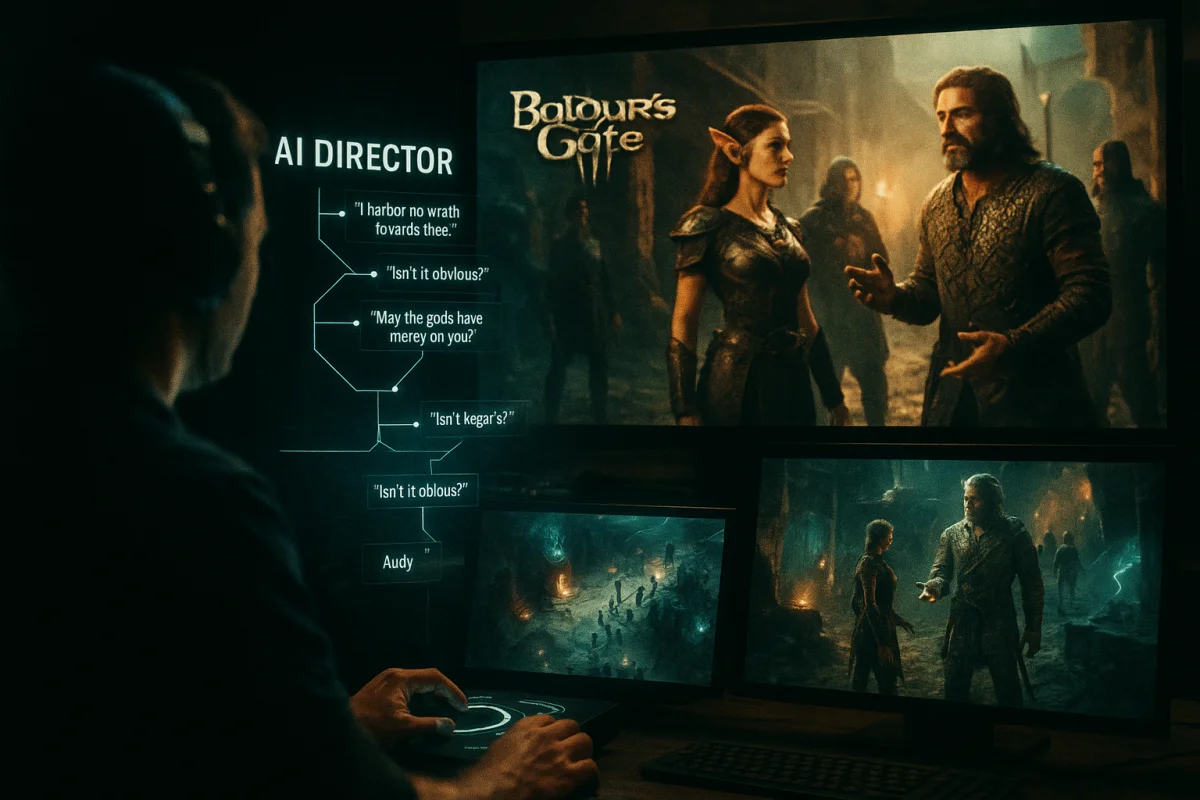 KI-Regisseure in Games – Wie Baldur’s Gate 3 das Storytelling automatisiert neu definiert
