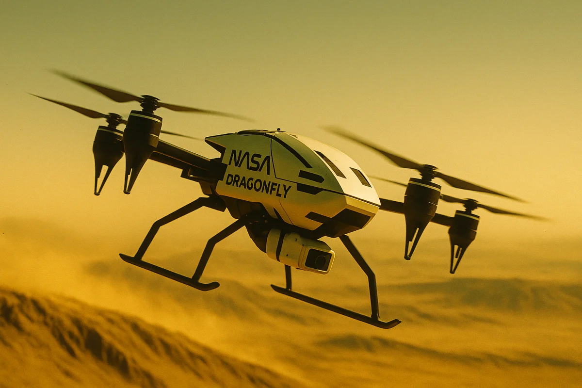 NASA’s Dragonfly-missie naar Titan — Mini-drones verkennen een buitenaardse oceaan
