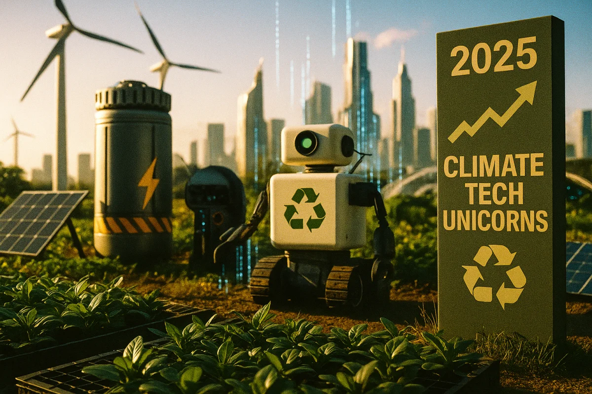 Unicórnios ClimateTech — Quem Está Liderando os Maiores Investimentos Verdes em 2025?