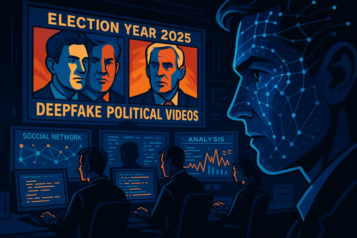 2025: Deepfake-politik och valhot