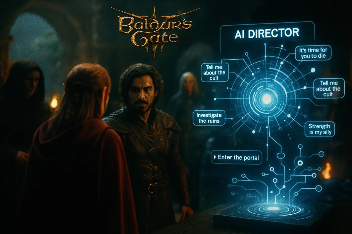 AI-regisseurs in games — Hoe Baldur’s Gate 3 het interactieve verhaal opnieuw uitvindt
