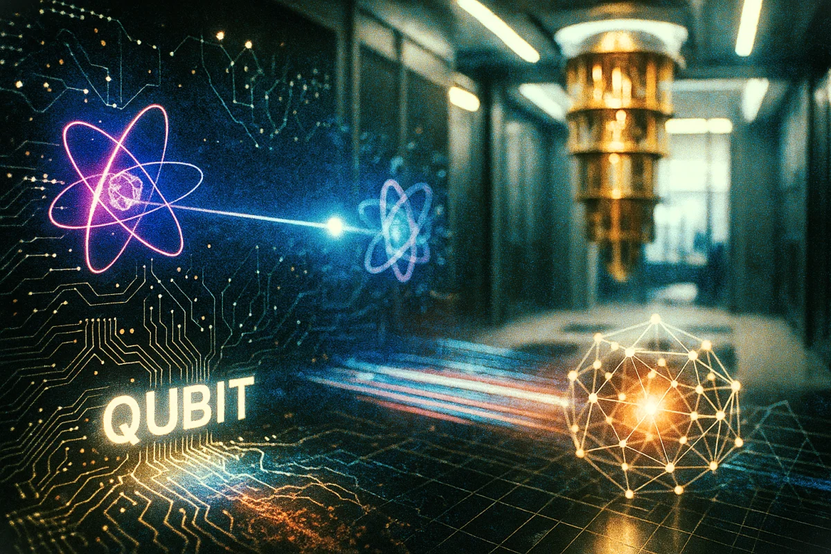 Quantum Technology and Qubits: The Future of Computing and Secure Communication – Illustration Sora