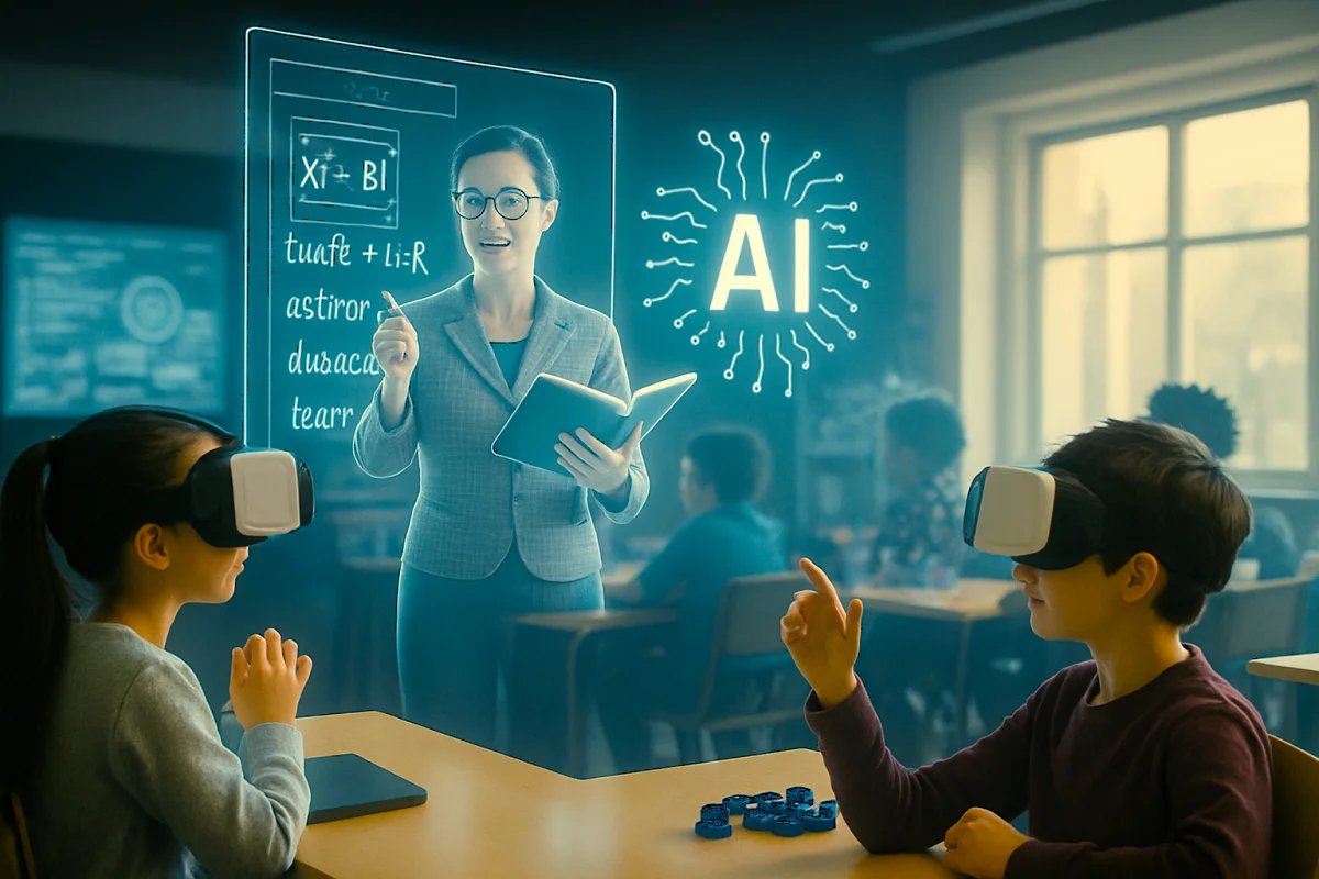 Innovations in Education: Online Courses, VR Classrooms, and AI Teachers