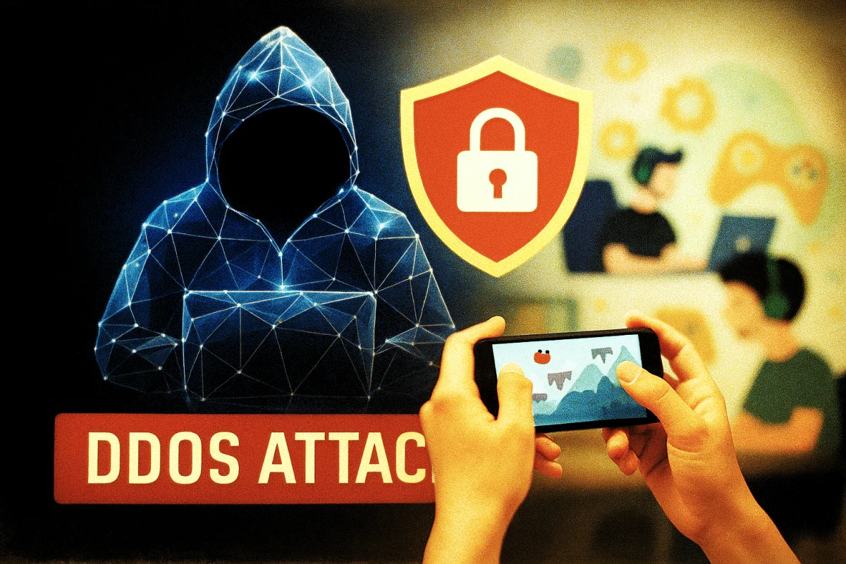 Cybersecurity in Gaming: Protecting Against DDoS and Data Breaches — Illustration Sora