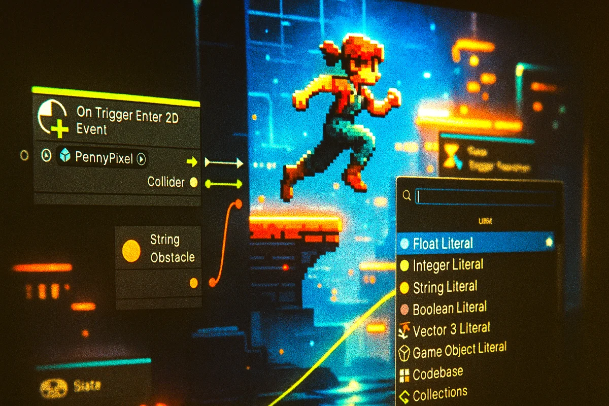 Unity Games Without Code: Visual Scripting