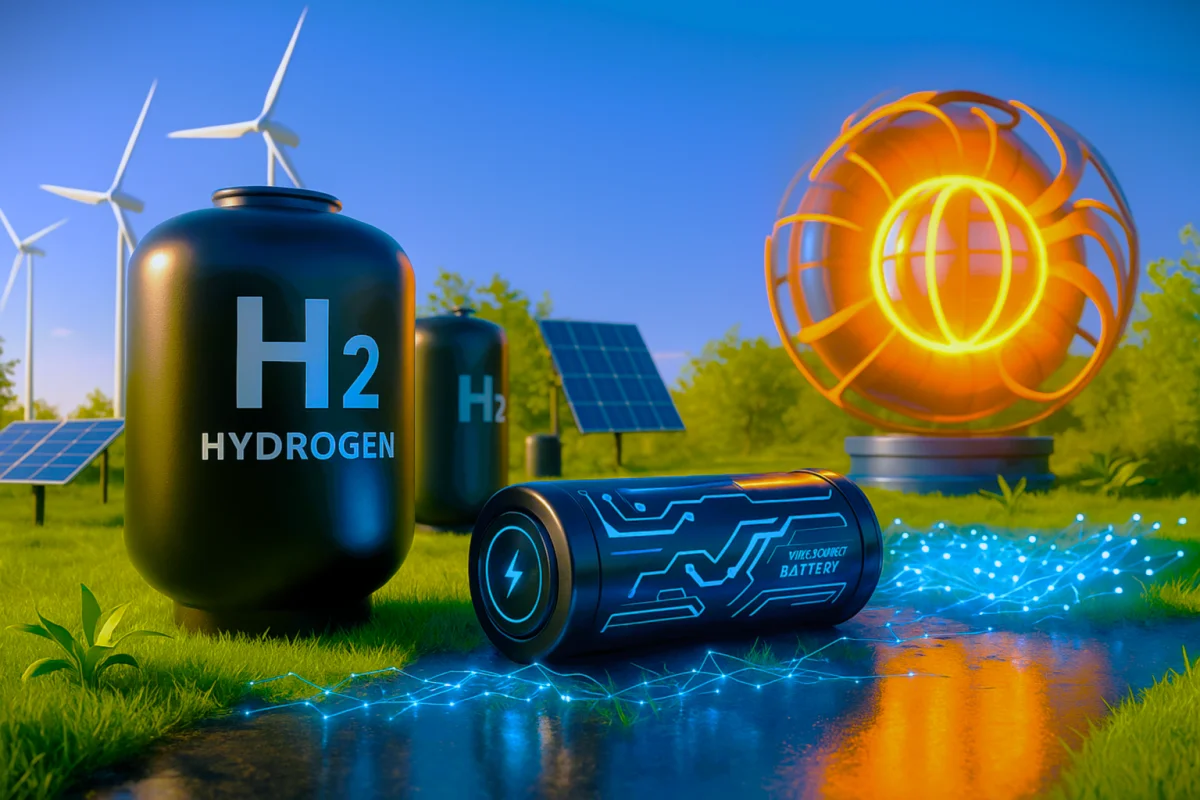 The Future of Energy: Hydrogen, Batteries, and Fusion Technology