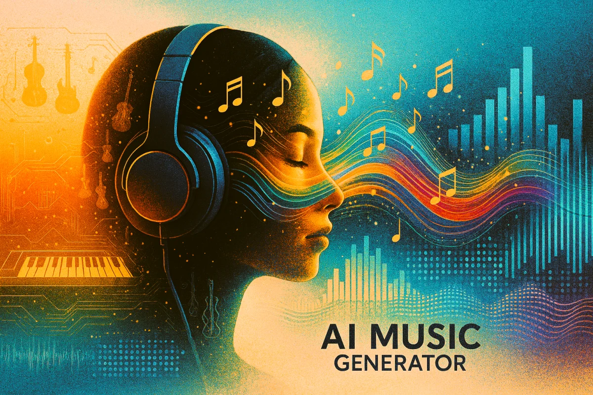 AI Music Generation: How Artificial Intelligence is Revolutionizing Sound and Creativity — Illustration Sora