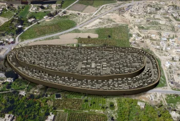 Ancient city of Jericho reconstruction — the world’s oldest settlement with stone