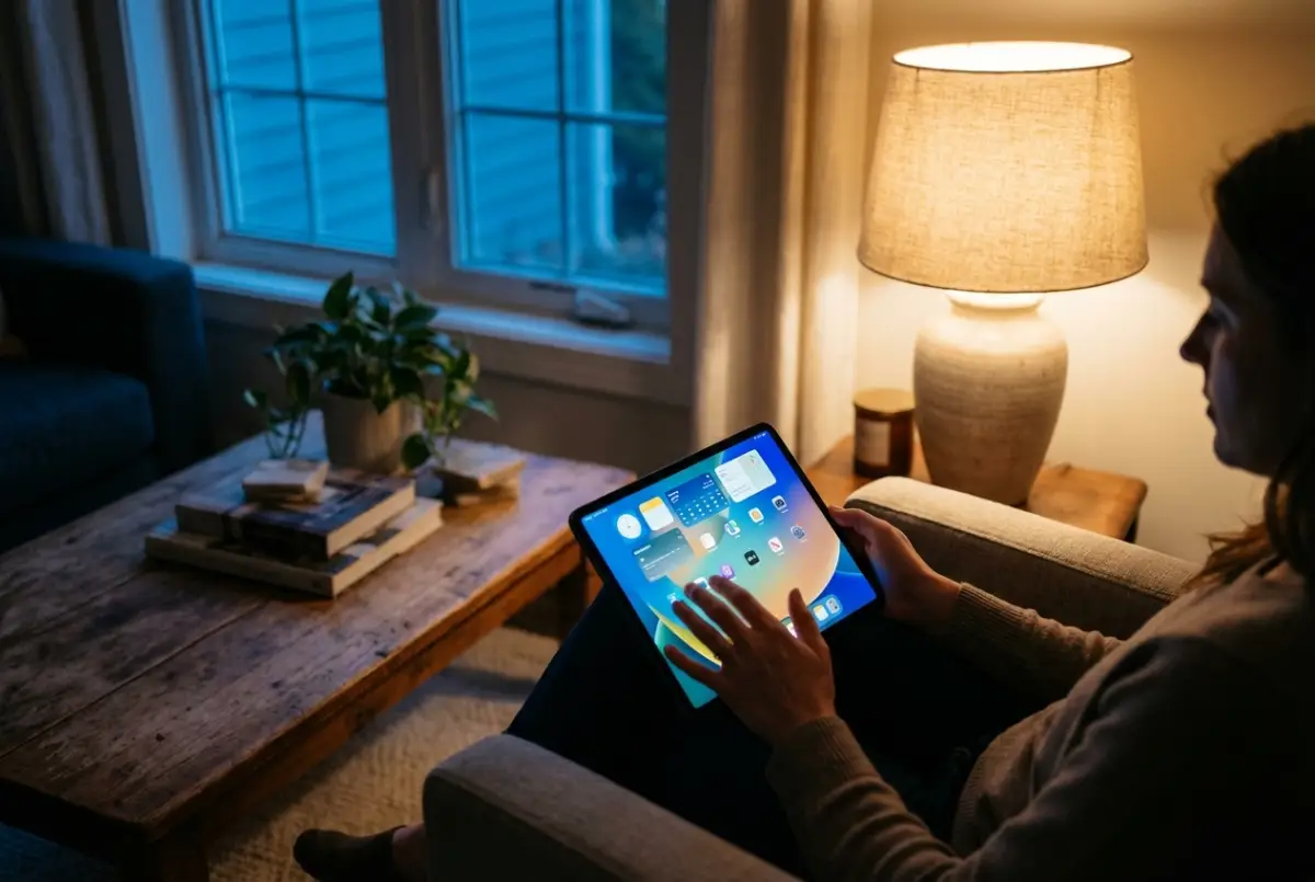 The influence of ambient light on digital interface perception
